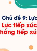Bài 27 Lực tiếp xúc và lực không tiếp xúc